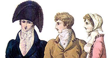 Detail from fashion plate April 1809