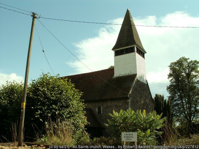 The church at Wakes Colne.