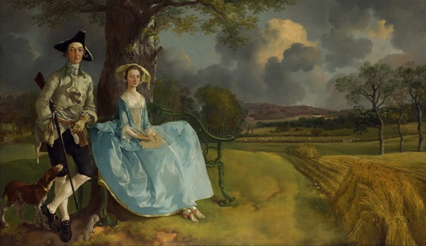 Mr & Mrs Andrews by Gainsborough. Credit: The National Gallery