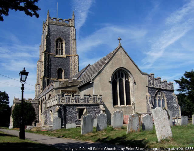 The church of All Saints at Brightlingsea